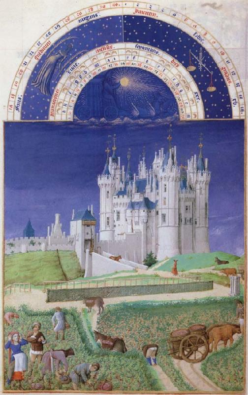 LIMBOURG brothers Les Tres Riches Heures du Duc de Berry